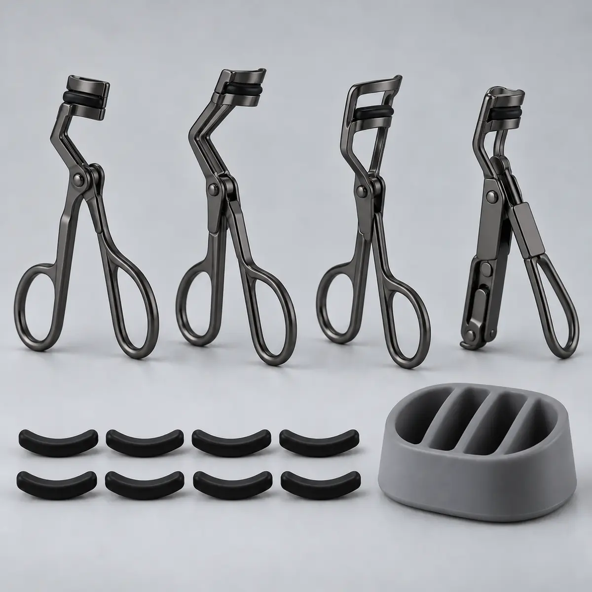 Dock Four Set in Graphite, with included accessories